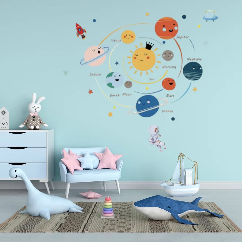 Falmatrica "Naprendszer 3" 82x115 cm