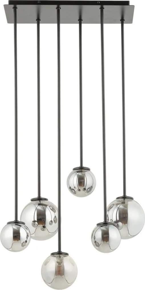 Sigma lighting modern mennyezeti lámpa tulia fekete szürke sig33498