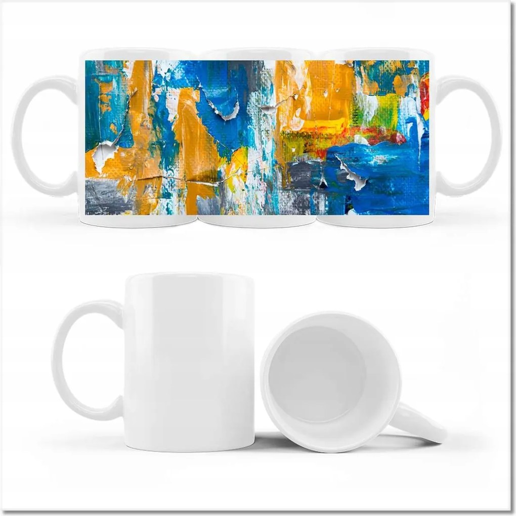 Nyomott mintás bögre Absztrakt Szűz