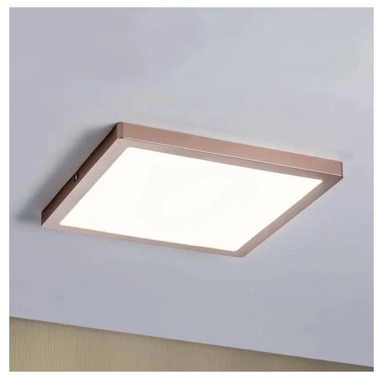 Paulmann 70873 - LED/24W Dimmelhető panel ATRIA 230V 2700K 30x30 cm Rózsaarany