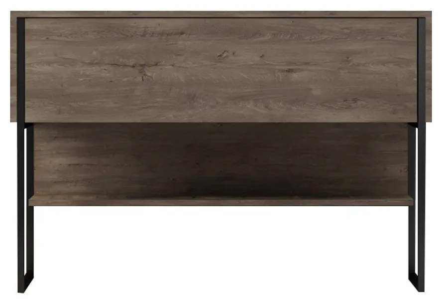 Komód Luxe - Black, Walnut