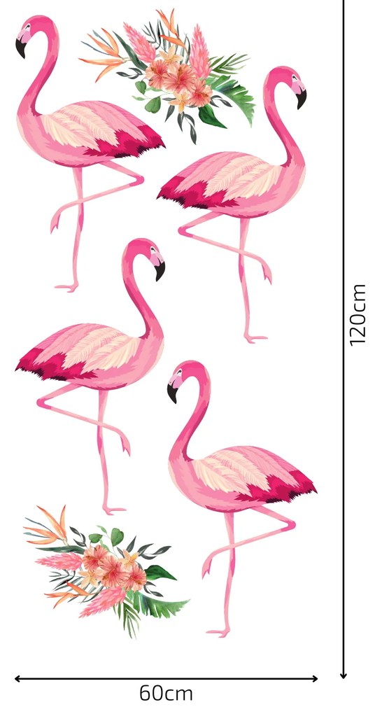 PIPPER. Falmatrica "Flamingók"