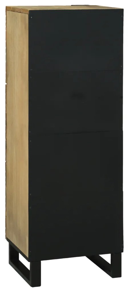 Highboard - 40x33.5x110 cm Tömör Mangófából