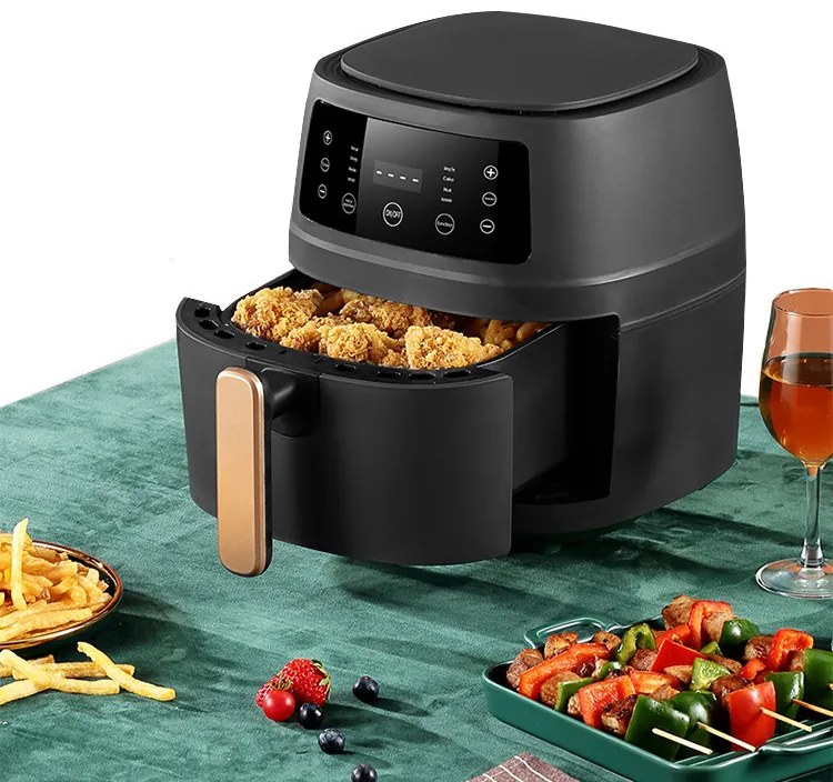 Óriás Air Fryer, olaj nélküli fritőz, Digitális kijelzővel - 5 l