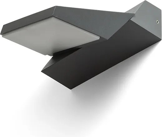RENDL TWIST fali lámpa antracitszürke 230V LED 12W IP65 3000K
