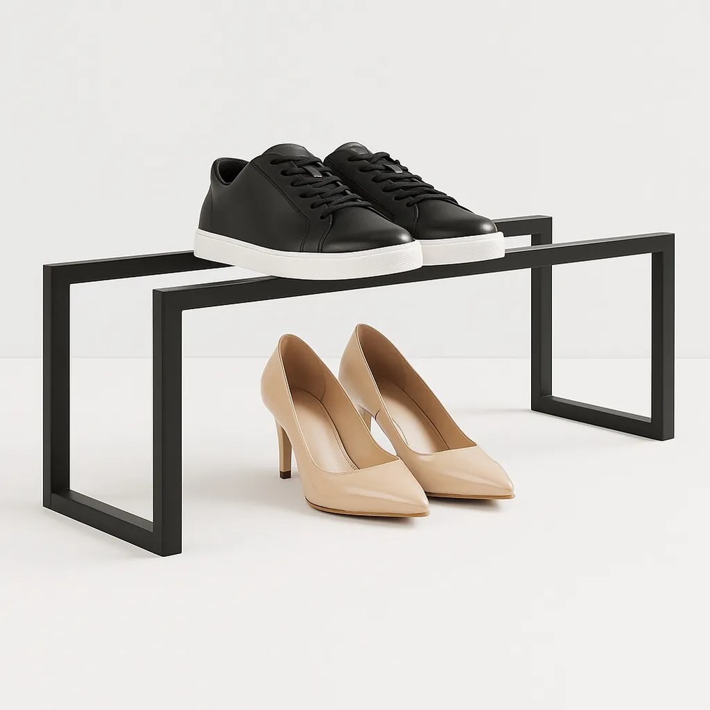 Cipőtartó állvány Loft ipari szekrény polc cipőtartó 80cm