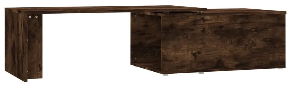 Füstös tölgy színű fatermék dohányzóasztal 150x50x35 cm