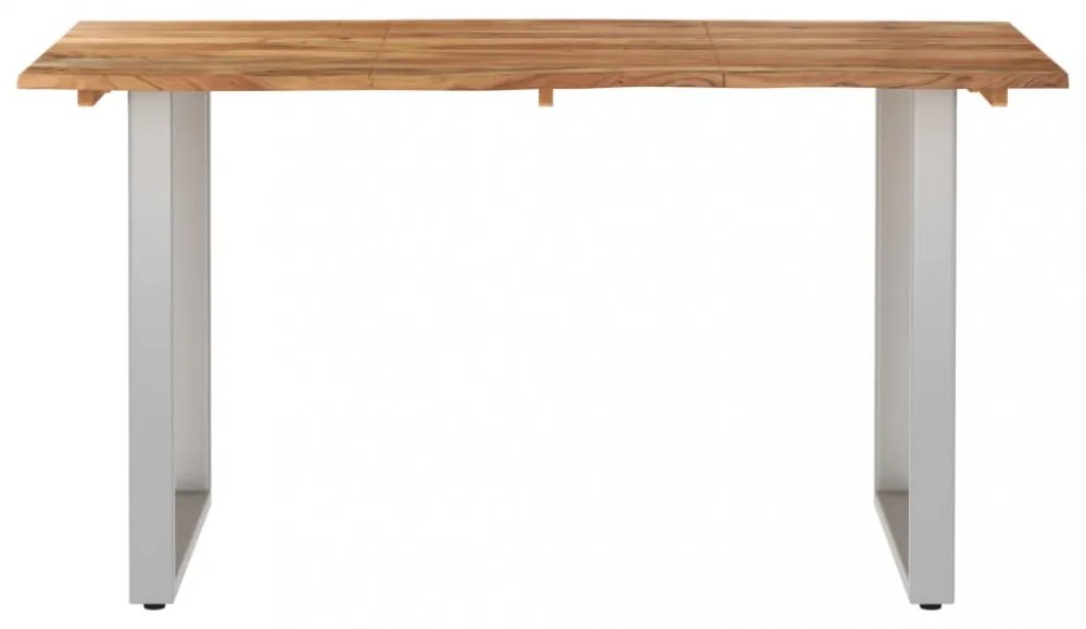 tömör akácfa étkezőasztal 140 x 70 x 76 cm