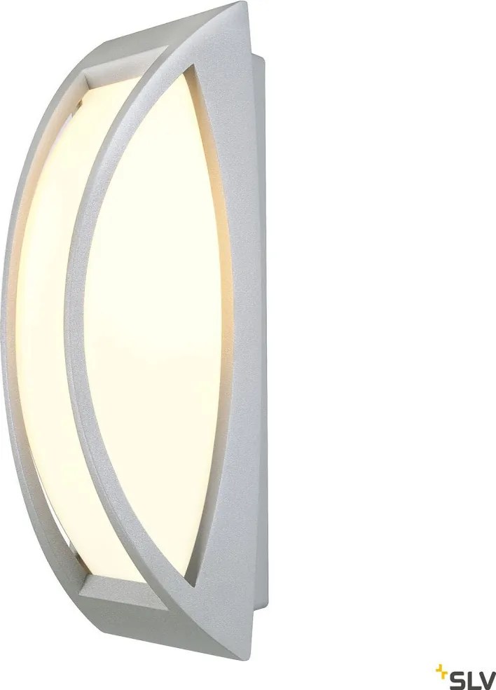 SLV 230444 MERIDIAN Modern Kültéri Fali Lámpa Szürke E27 IP54