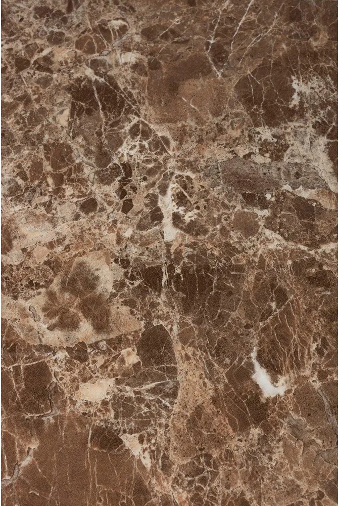 Kerek étkezőasztal márvány dekoros asztallappal ø 110 cm Maru – White Label