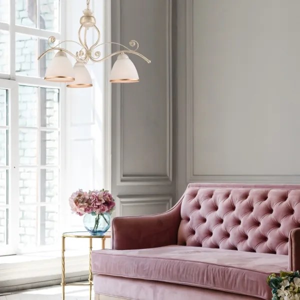 Csillár láncon RETRO II 3xE27/60W/230V