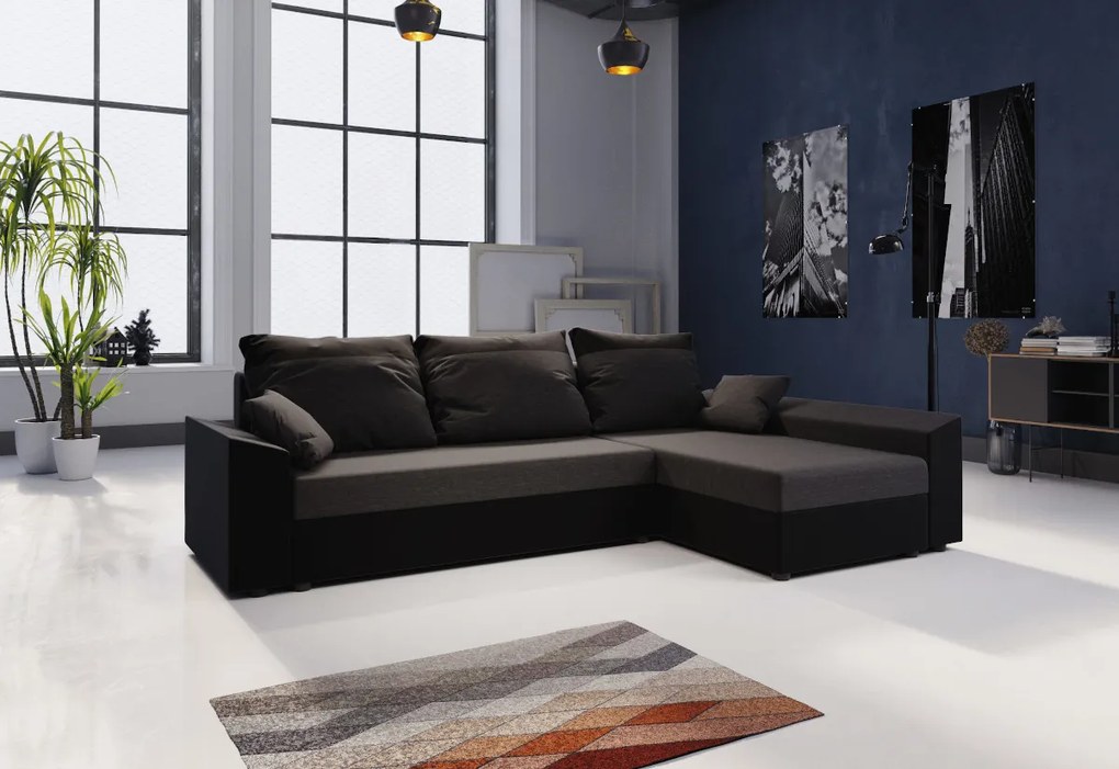 PAMELA ágyázható sarok ülőgarnitúra, 245x85x140, mikrofázis 20/05, jobb