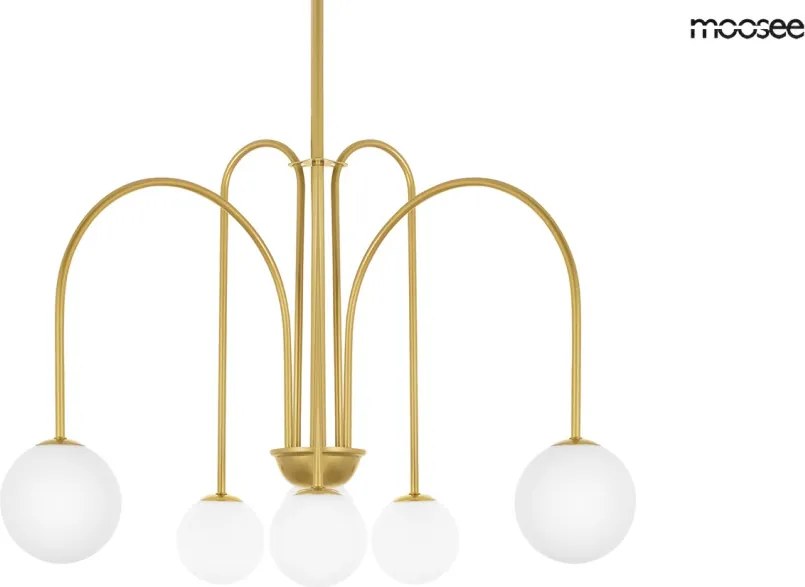 KING HOME MSE010100318 NERI Glamour Csillár Fehér, Arany G9 IP20