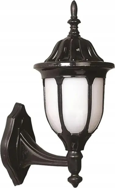 Avonni Kültéri fali lámpa Abs műanyagból és polikarbonátból 23x36 cm, fekete