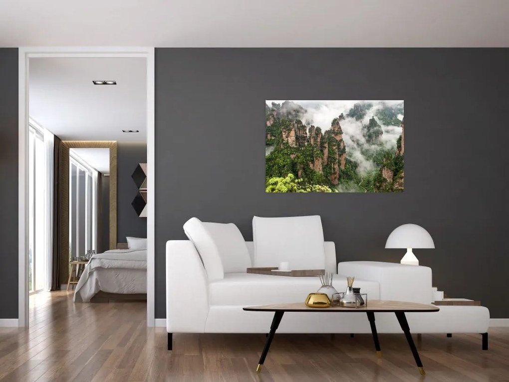 Kép - Zhangjiajie Nemzeti Park, Kína (90x60 cm)