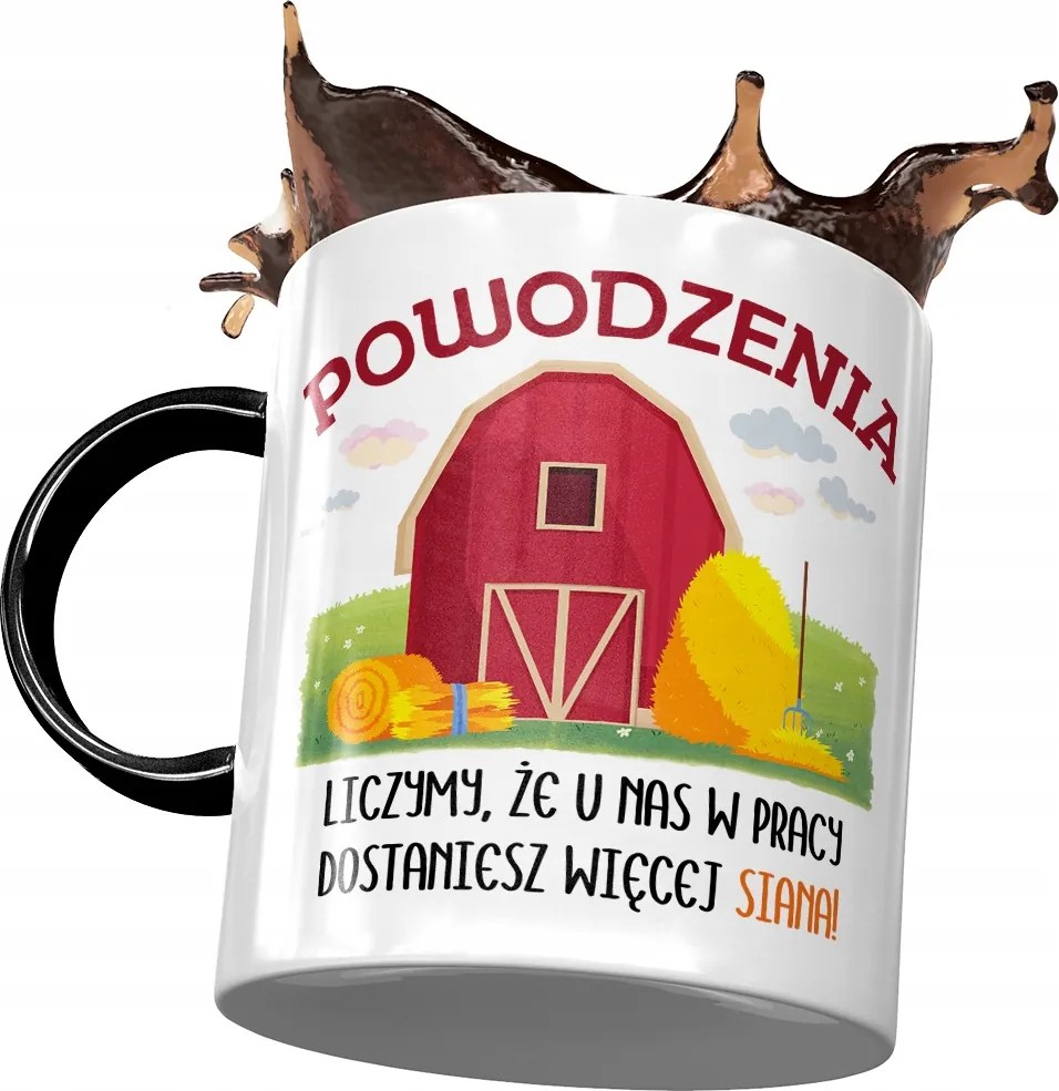 Fekete üdvözlő bögre Munkahelyi üdvözlő bögre fényképes nyomtatással