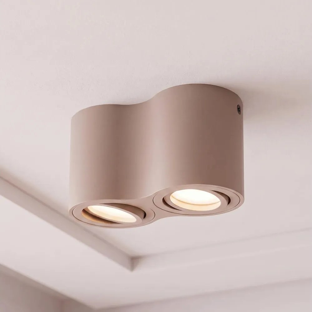 BRILAGI - Spotlámpa MIA DOUBLE 2xGU10/30W/230V bézs