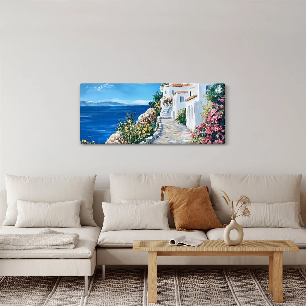 Kép - Sikátor a tenger mellett (120x50 cm)