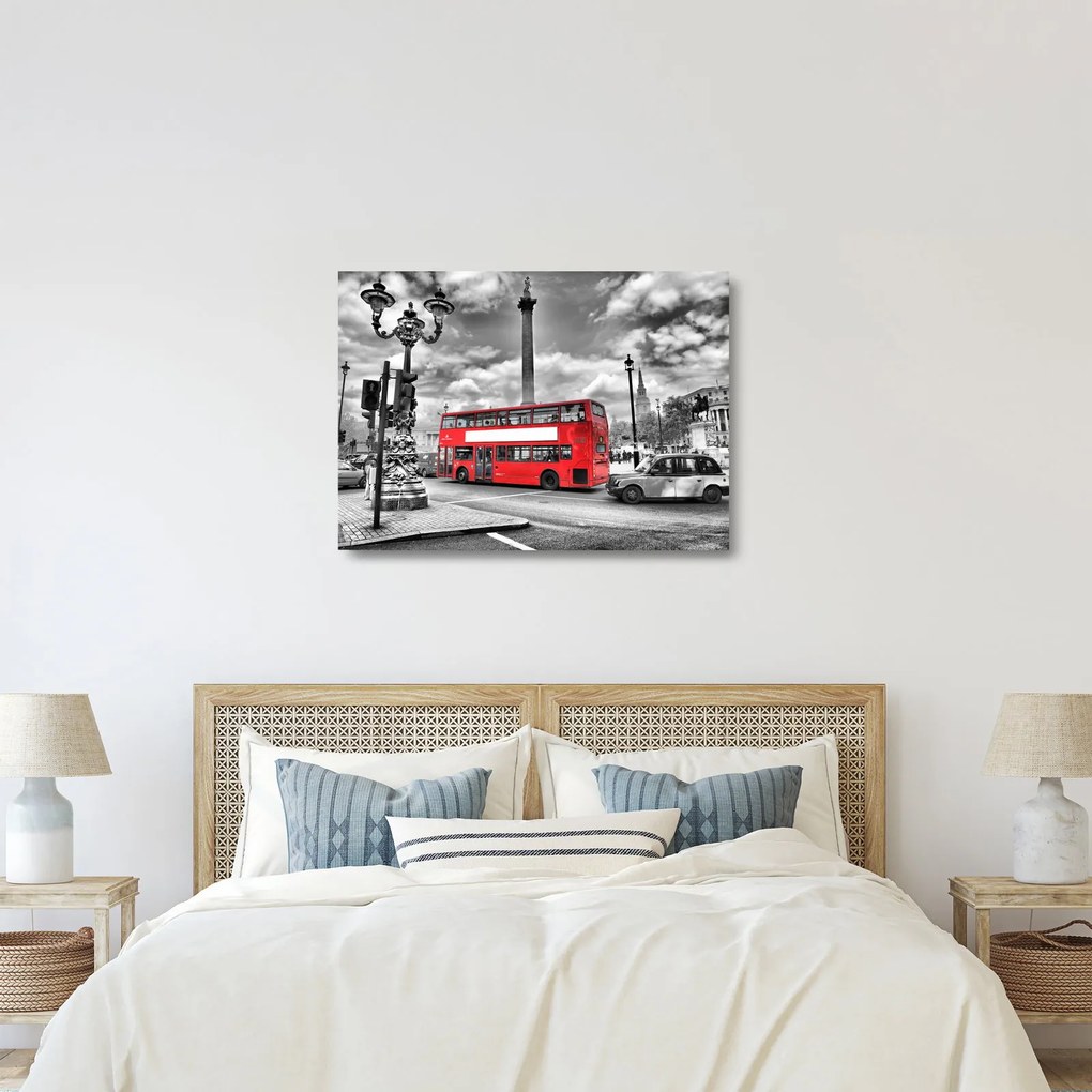 Kép - Trafalgar tér (üvegen) (70x50 cm)