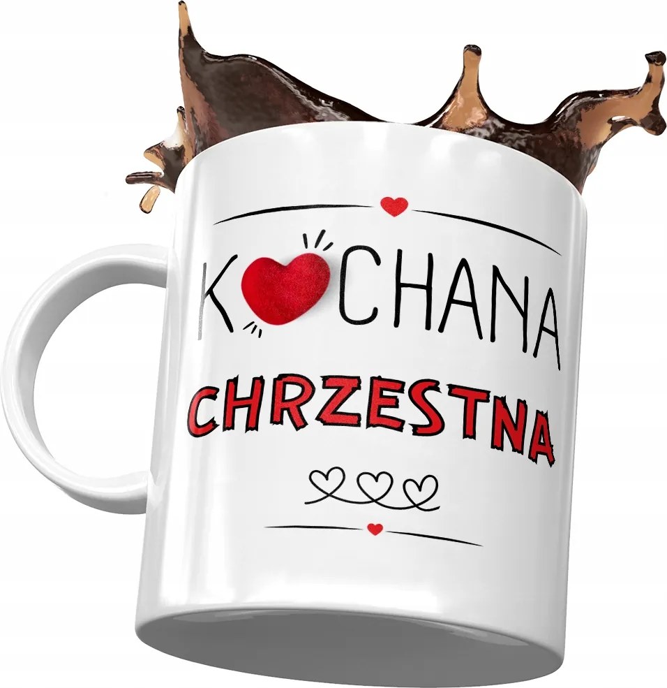 Keresztanya bögre Születésnapi Ajándék Nyomtatott Fotóval