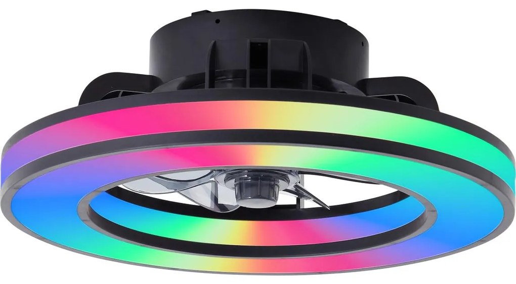 Brilliant - LED RGBW Dimmelhető mennyezeti ventilátor MONDELLO LED/26W/230V + távirányító