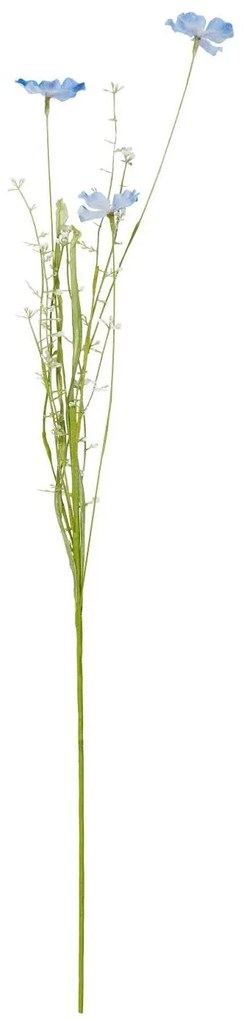 Művirágok kék/fehér árnyalatok 75 cm