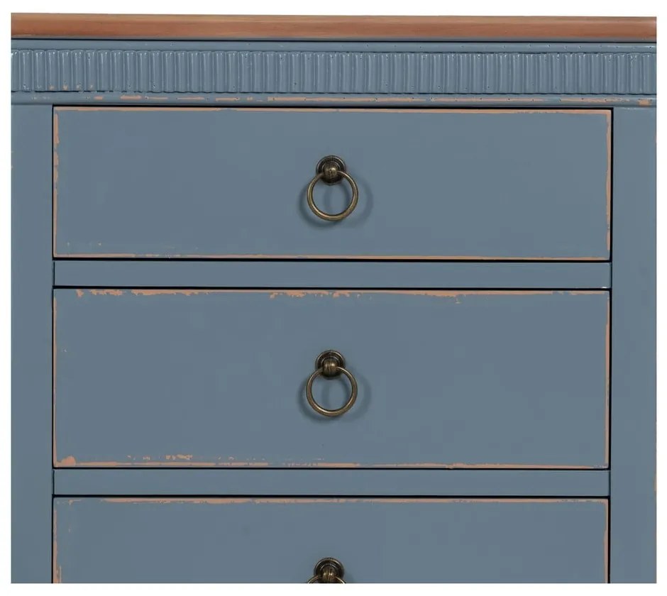 Kék éjjeliszekrény Shabby – Ixia