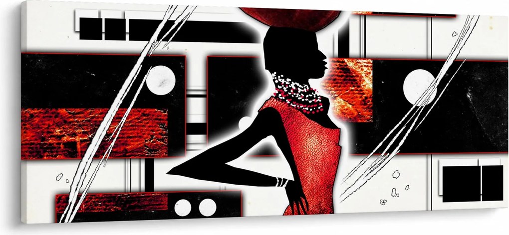 Egy ősi hölgy képének festménye (120x50 cm)