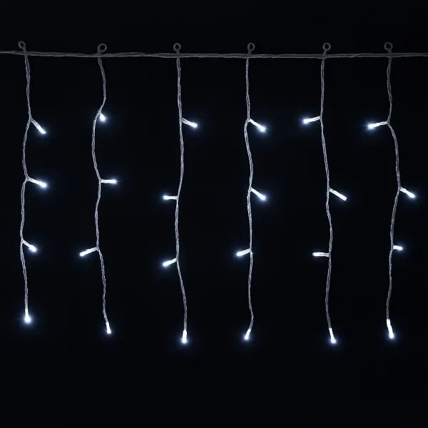 Aigostar - LED kültéri karácsonyi fényfüzér 200xLED/3,6W/230V/8 üzemmód 10x0,4m IP44 hideg fehér