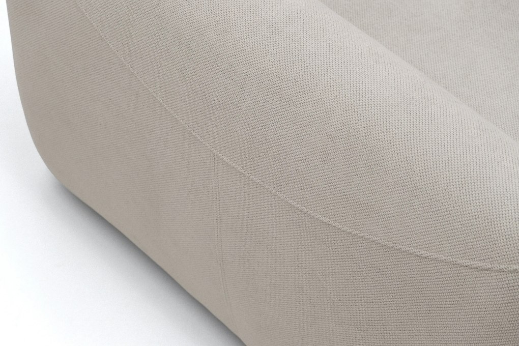 Calma kihúzható kanapé - bézs vízlepergető kötött szövet Curio 09