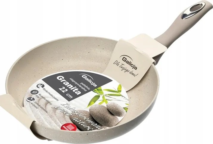 Indukciós Serpenyő Gránit serpenyő non stick bevonat 22 cm tapadásmentes