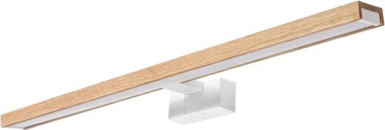 Brilagi - LED fürdőszobai tükörvilágítás 3 az 1-ben WOODY MIRROR LED/15W/230V IP44 fehér/tölgy