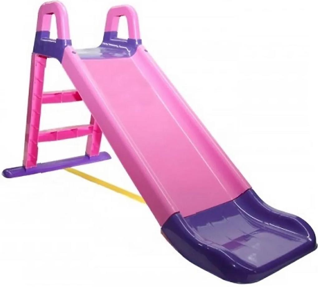 Gyermek csúszda Happy 140 cm - lila-rózsaszín M and P slide