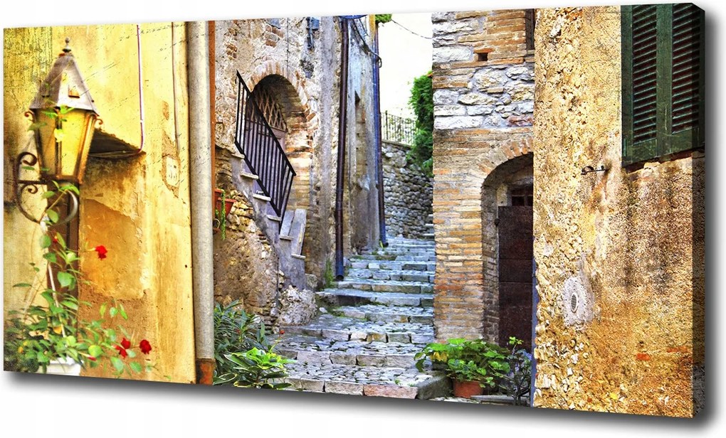 Vászonkép Bájos utca 100x70 cm