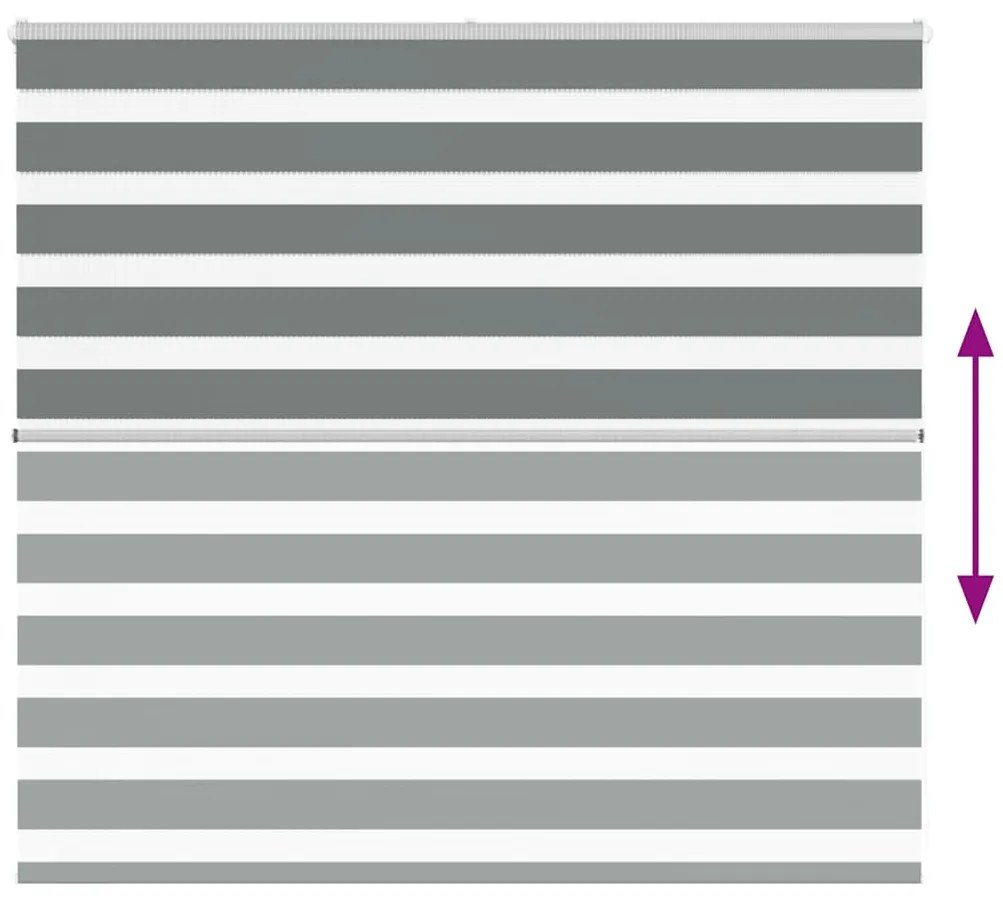 zebrafüggönnyel sötét szürke szövetszélesség 150,9cm poliészter