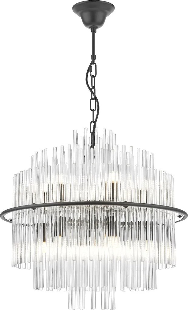 Dar Lighting glamour modern függeszték lukas fekete darluk1722