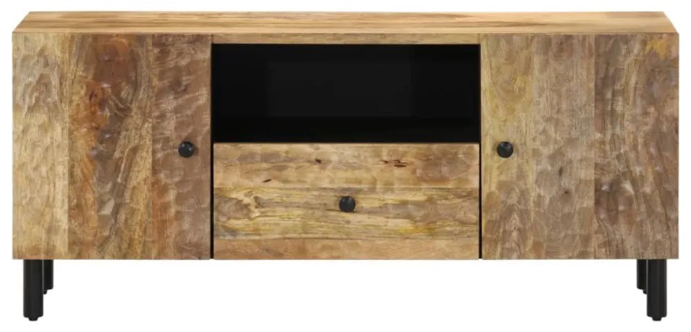 tömör mangófa TV-szekrény 105 x 33 x 46 cm