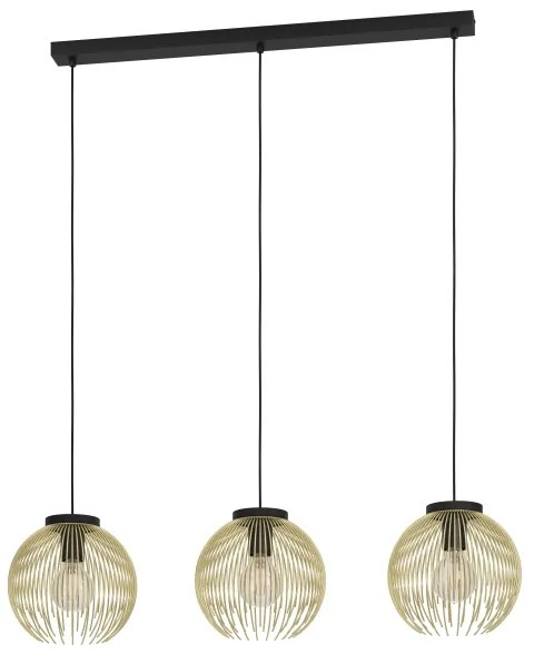 Eglo 900167 - Csillár zsinóron VENEZUELA 3xE27/40W/230V