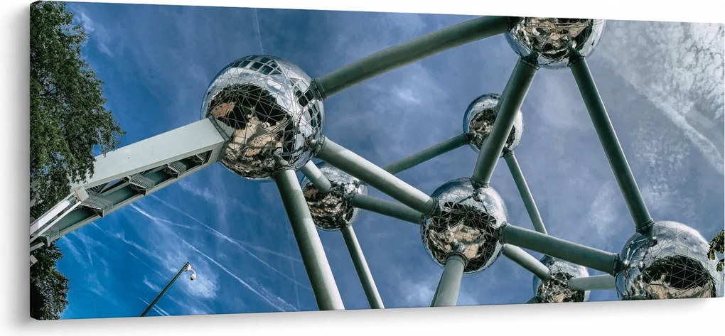 Kép - atomium Brüsszelben (120x50 cm)