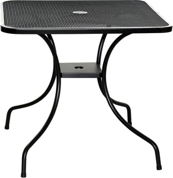 ROJAPLAST Kerti asztal fémből ZWMT-80 x 80 cm