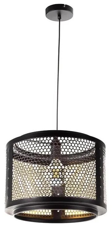 Csillár zsinóron VITO 1xE27/40W/230V fekete