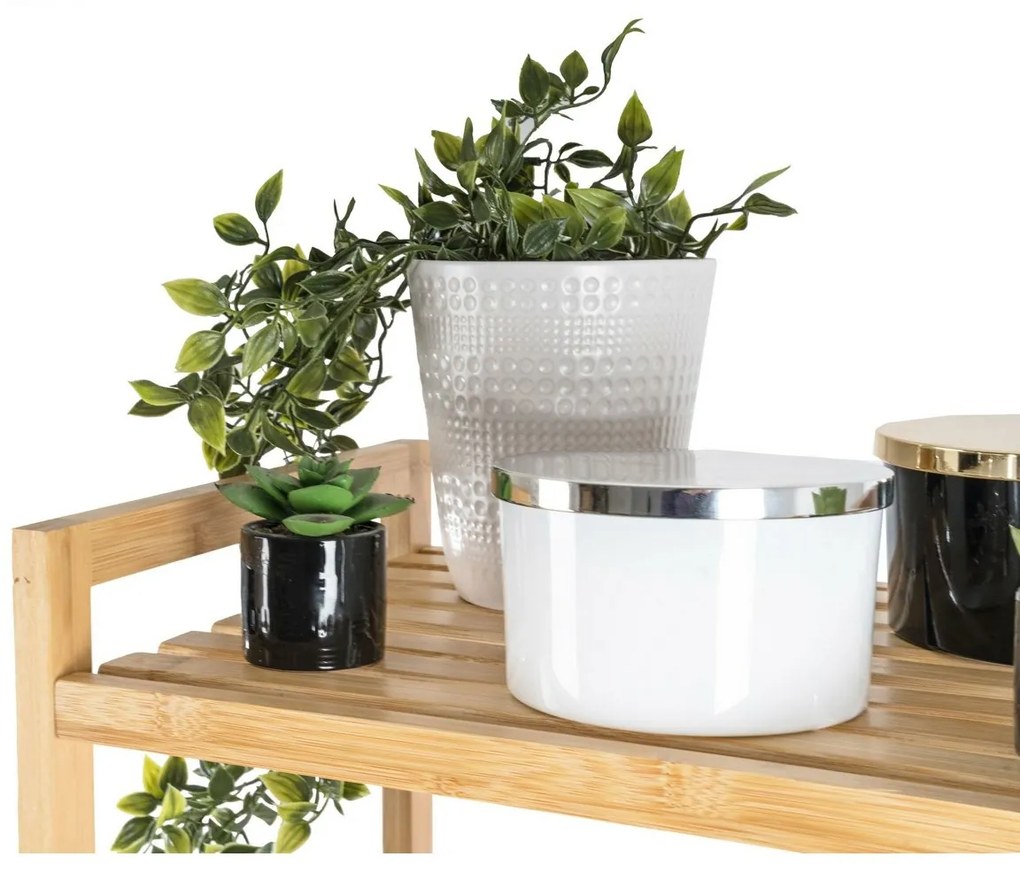 G21 Bambusz polc, 5 polc, 5 emelet