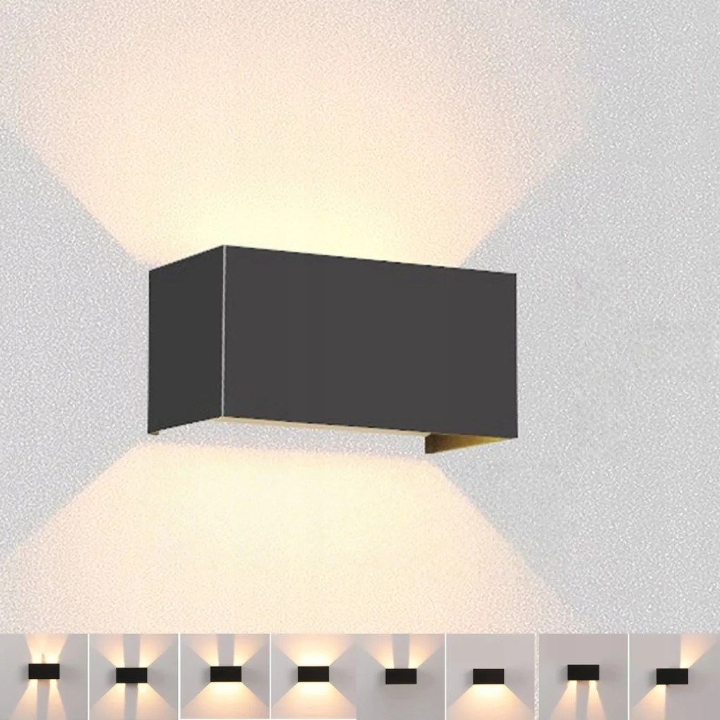 Kültéri Fali Lámpa Kerti Homlokzati Fali Led IP65 24W