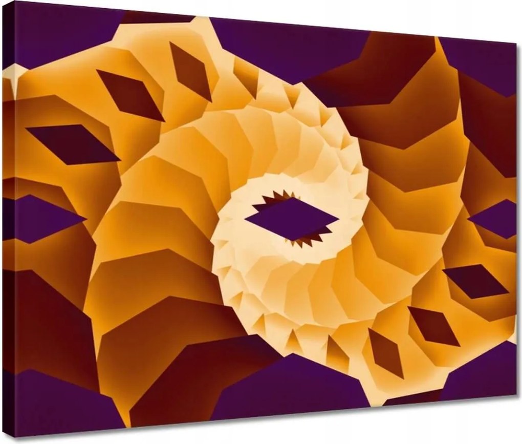 Vászonkép 40x30 Csavaros geometria