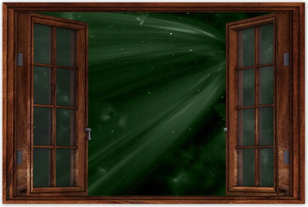 Poszter 60x40 Palackzöld Kozmosz