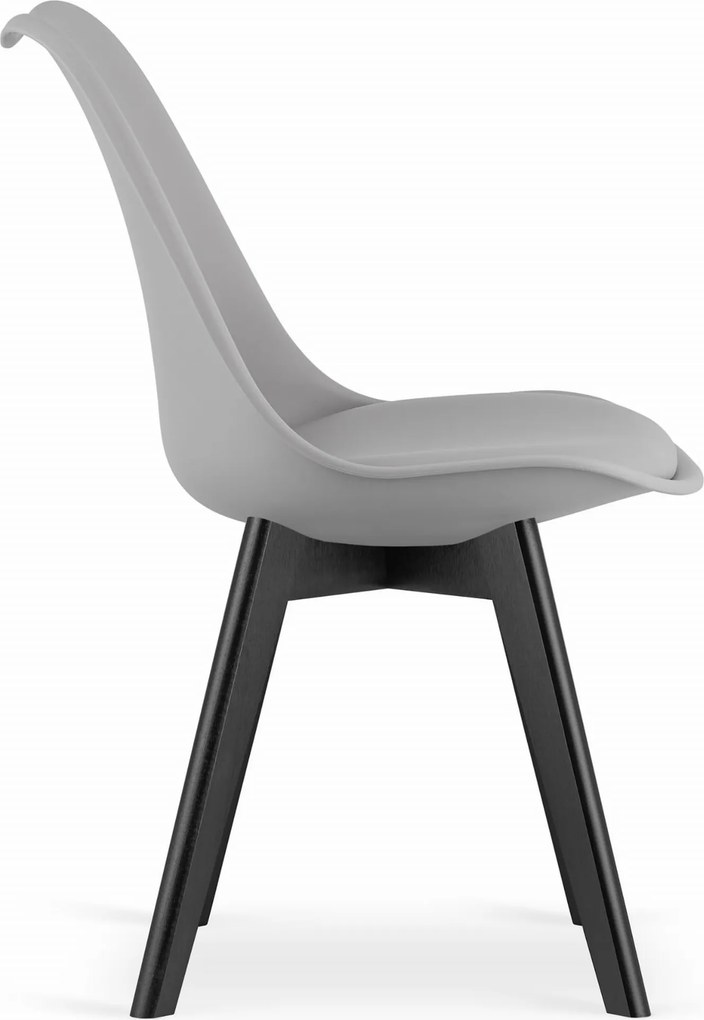 AKCIÓ világosszürke BALI MARK szék fekete lábakkal II. osztály