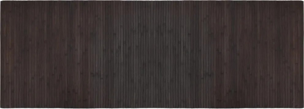 vidaXL négyszögletű sötétbarna bambusz szőnyeg 70 x 200 cm
