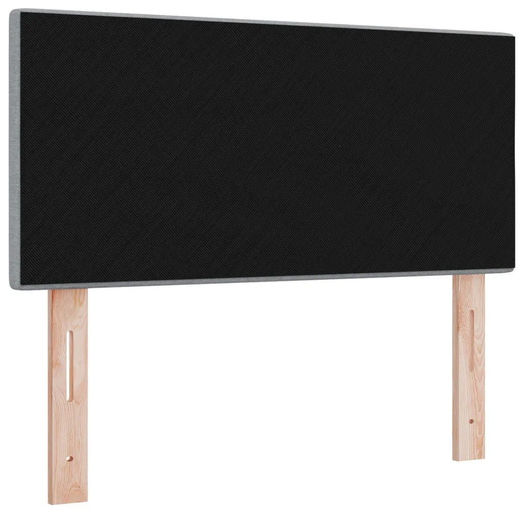 LED Fejtámla LED -es lámpákkal Világosszürke 100 cm szövet