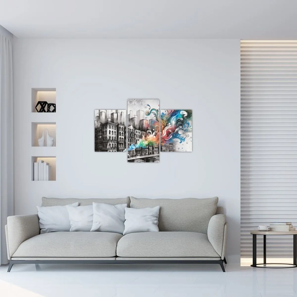 Kép - Ipari élet (90x60 cm)