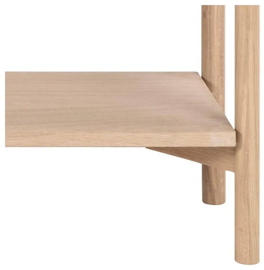 Natúr színű könyvespolc tölgyfa dekorral 169x88x30 cm Braidwood – Actona